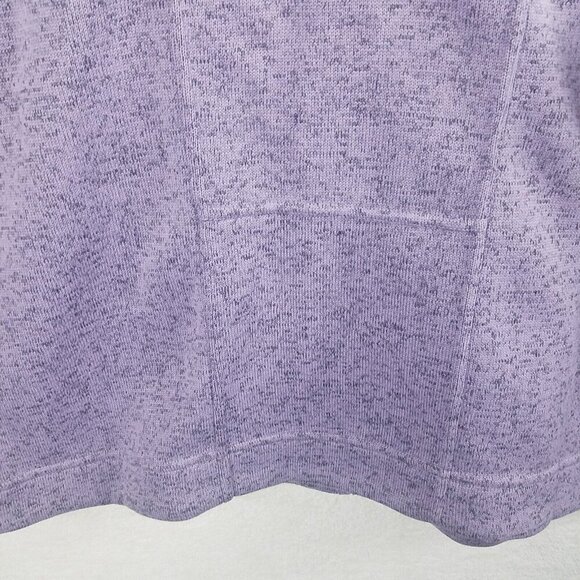CHAMPION Woman's XL Purple heather Jacket Sweater Knit Zip Pockets Outdoors nwt - Picture 9 of 16